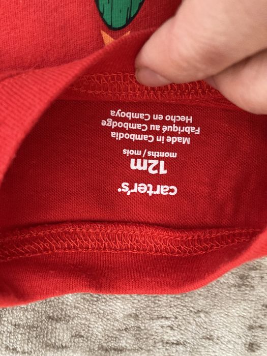 Bluzki świąteczne Carters 12m / 80cm