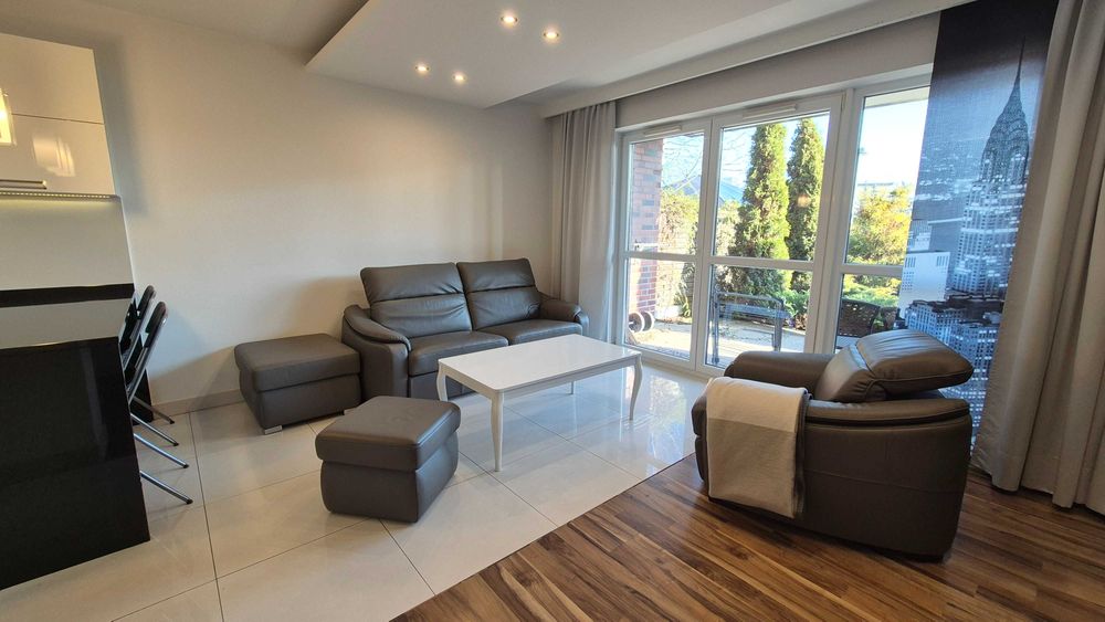 Dębowe Tarasy o/SCC 64m apartament z ogrodem garażem kom lokatorską