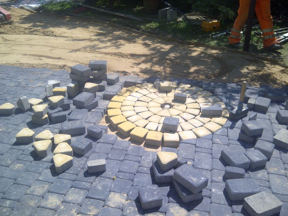 USŁUGI BRUKARSKI,układanie kostki i zieleńce