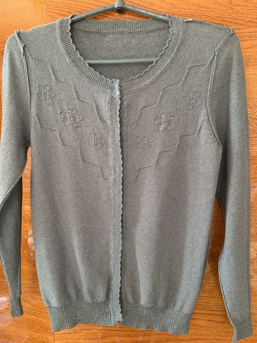 Новий джемпер / кофта сірий / графіт S/XS р. 36 (42) 95% бавовна