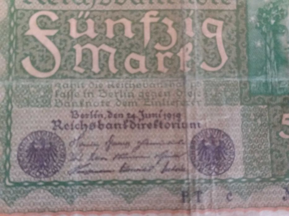 Varias Notas antigas da Alemanha