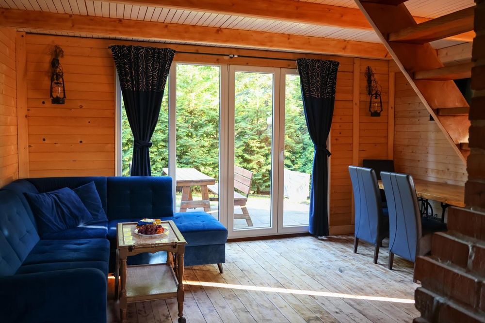 Lato 2026.Drewniany domek.Kajaki,Warmia-Mazury klimatyczny domek