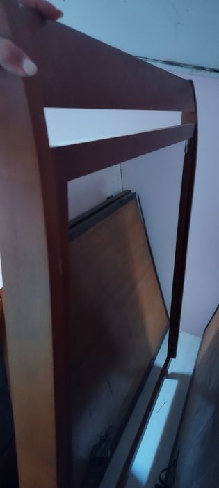 Comoda com espelho em madeira maciça decerejeira