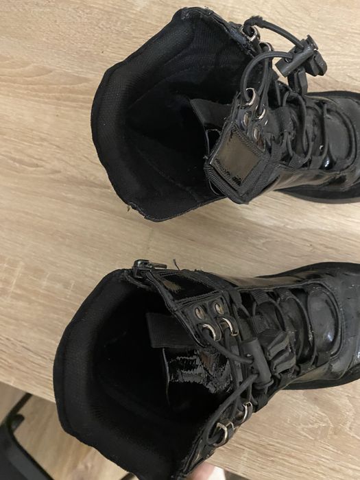Czarne buty 38 lakierowane