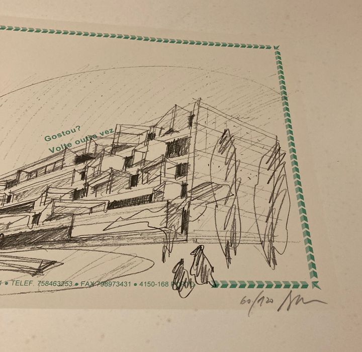 Serigrafia Assinada Souto Moura