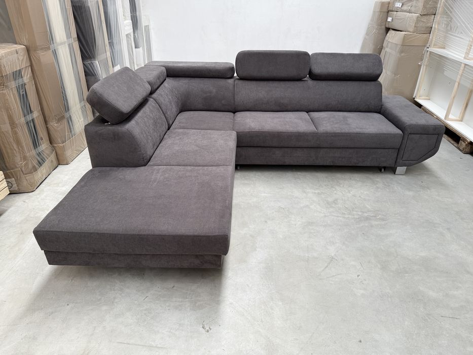 NOWY narożnik z funkcją spania + pojemnik OD RĘKI wyprzedaż -40%