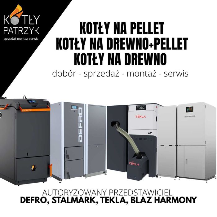Kotły na pellet -dobór,sprzedaż,montaż,serwis-20 lat doświadczenia