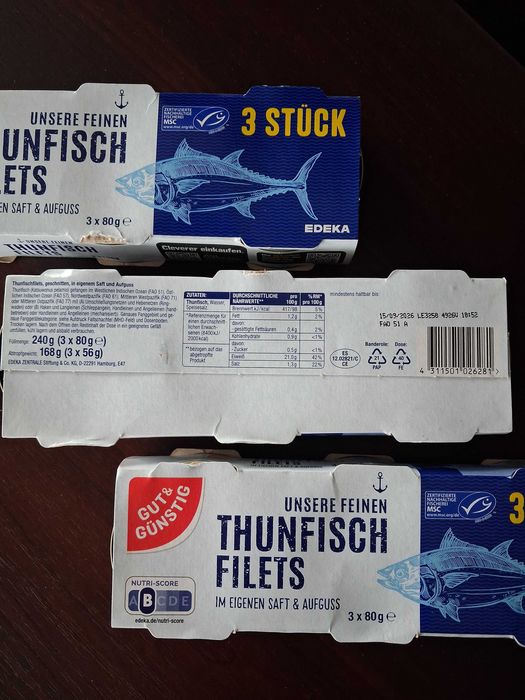 Tuńczyk w sosie  własnym