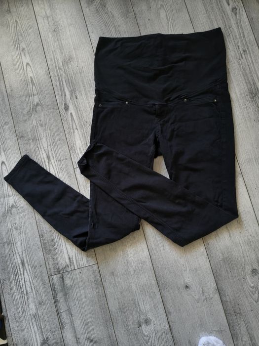 Ciążowe spodnie jeansowe hm 38 jak nowe