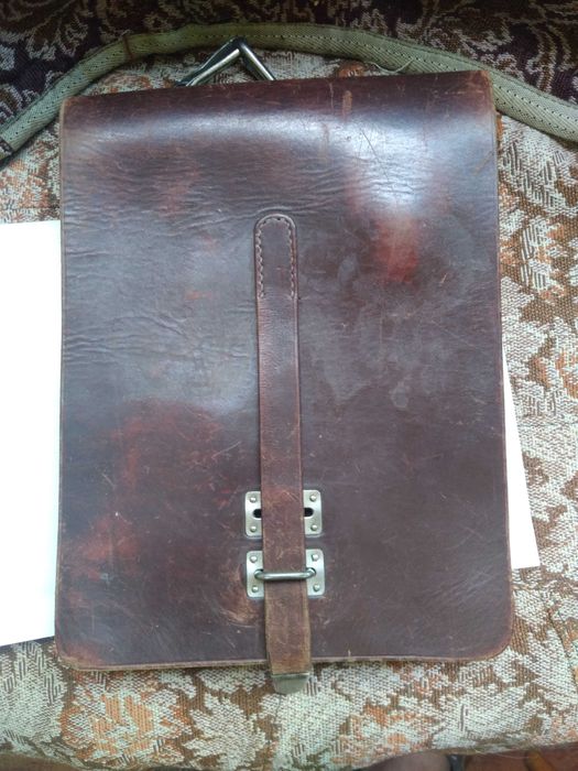 Офицерская сумка - планшет и шкатулка карболитовая.