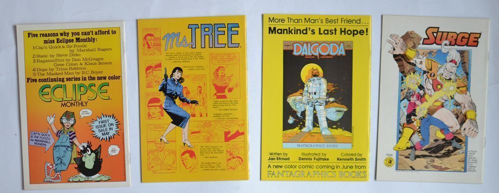 DNAgenst zeszytówki różne numery Eclipse Comisc 1983 Komiksy zestaw