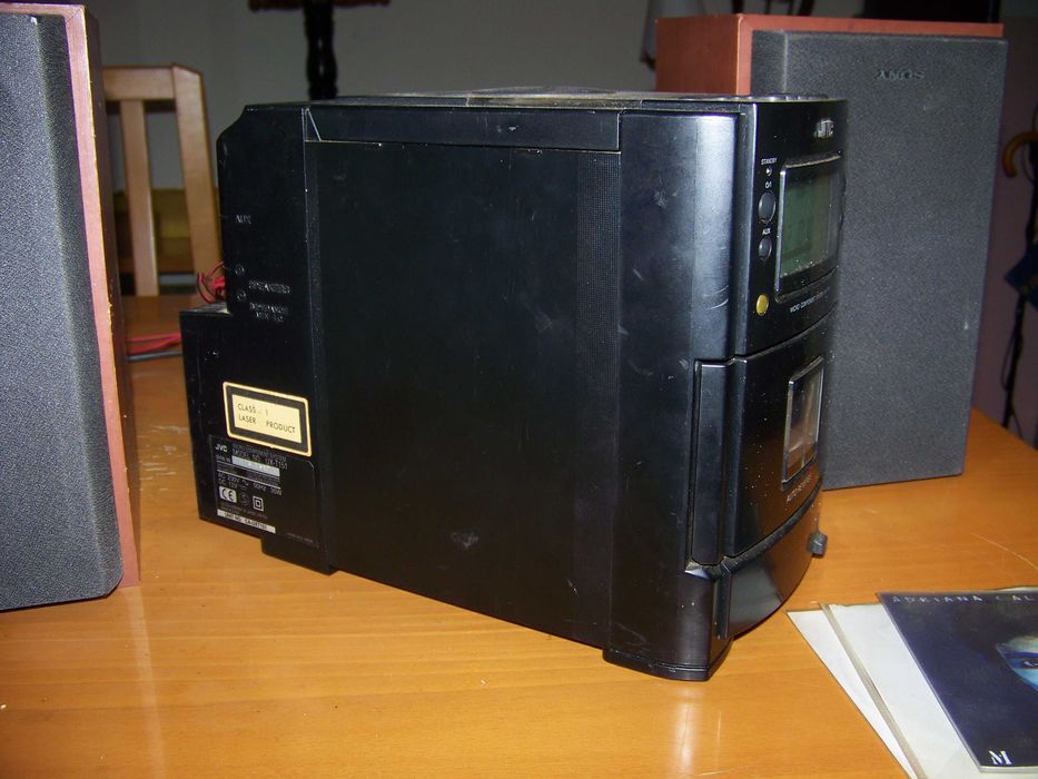 micro-hifi JVC - cds e rádio ok, tape ko