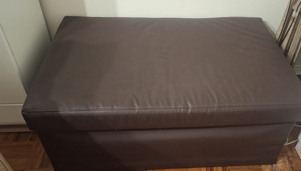 Sofá Cama - Polipele Castanha (negociável)