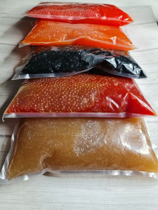 Икра Лососевых "Премиум" щука, осетр, сёмга, нерка, форель