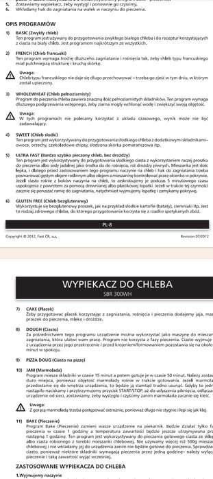 Wypiekacz do chleba Sencor SBR 300 WH