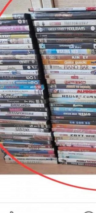Filmy dvd około 200