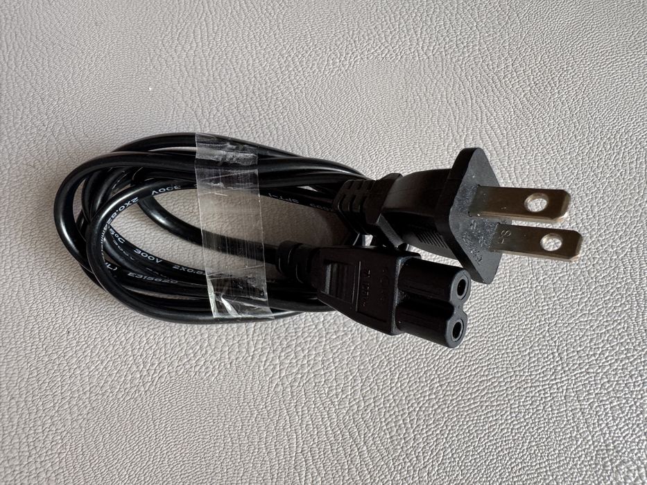 Cabo de alimentação CA dois pinos