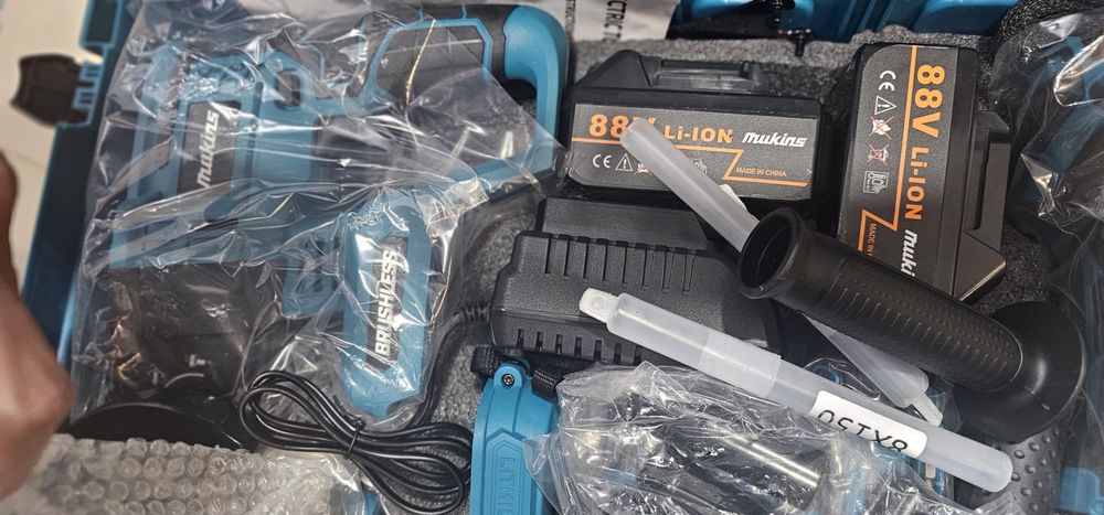 Kit de maquinas profissional motor brushless compativel makita