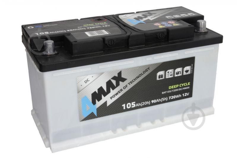 Акумулятор 4MAX 105Ah преміум якості 100% оригінал