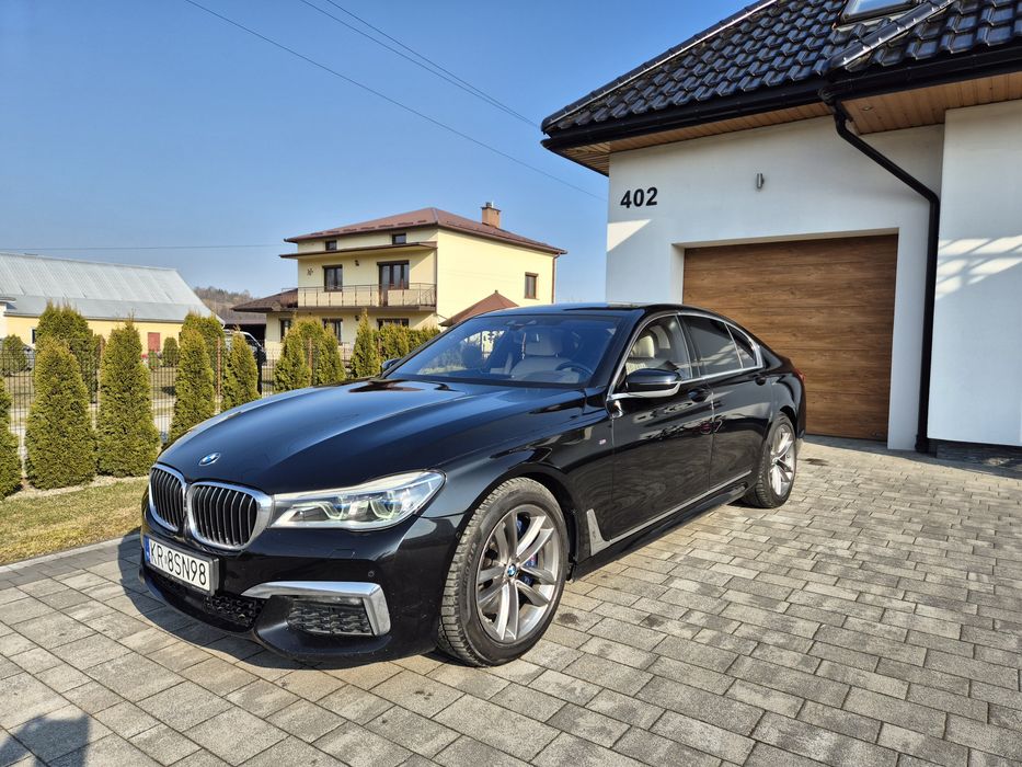 BMW 750d xDrive G11  M Pakiet 2017r. 3.0 diesel 400 koni, Faktura VAT