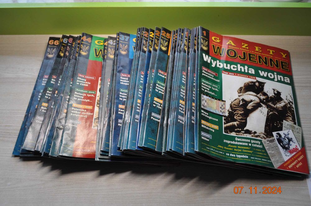 Gazety wojenne, 57 numerów II Wojna światowa