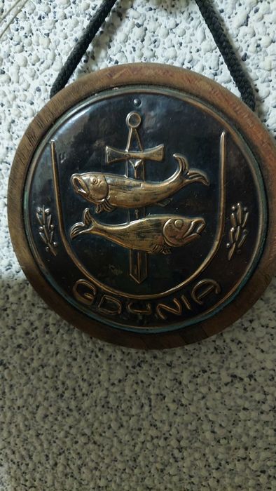 Obraz masiezny antyk herb gdynia