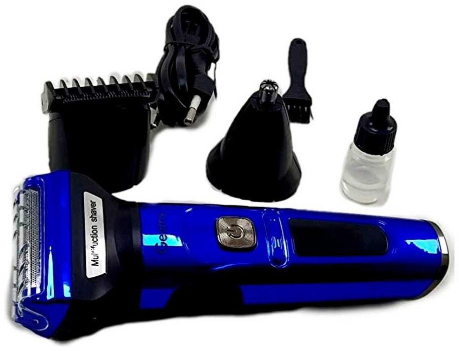 Машинка триммер для стрижки волос, бороды, ушей, носа  geemy gm-6617