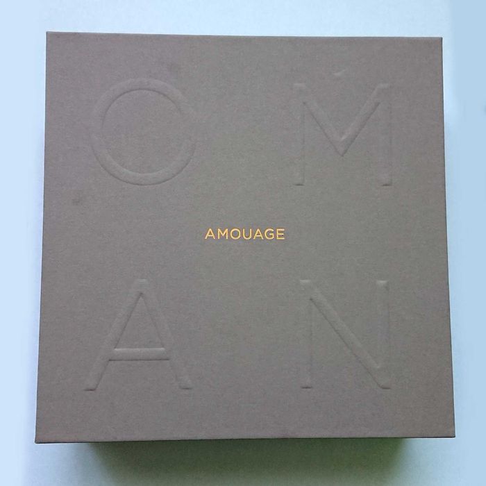 Amouage pudełko + dodatki