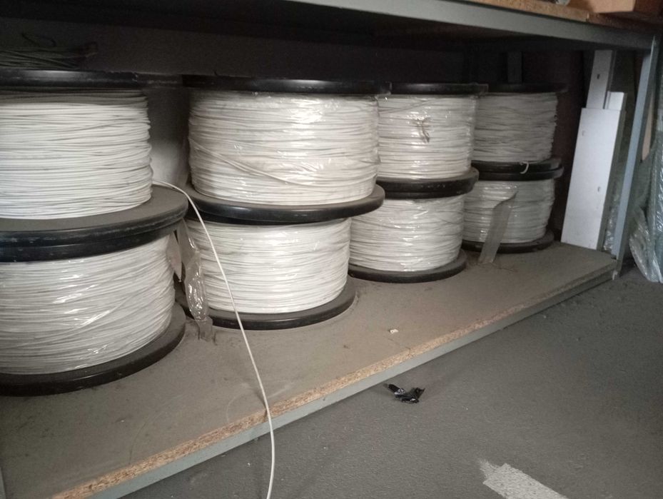 Przewód silikonowy SIF 1KV biały