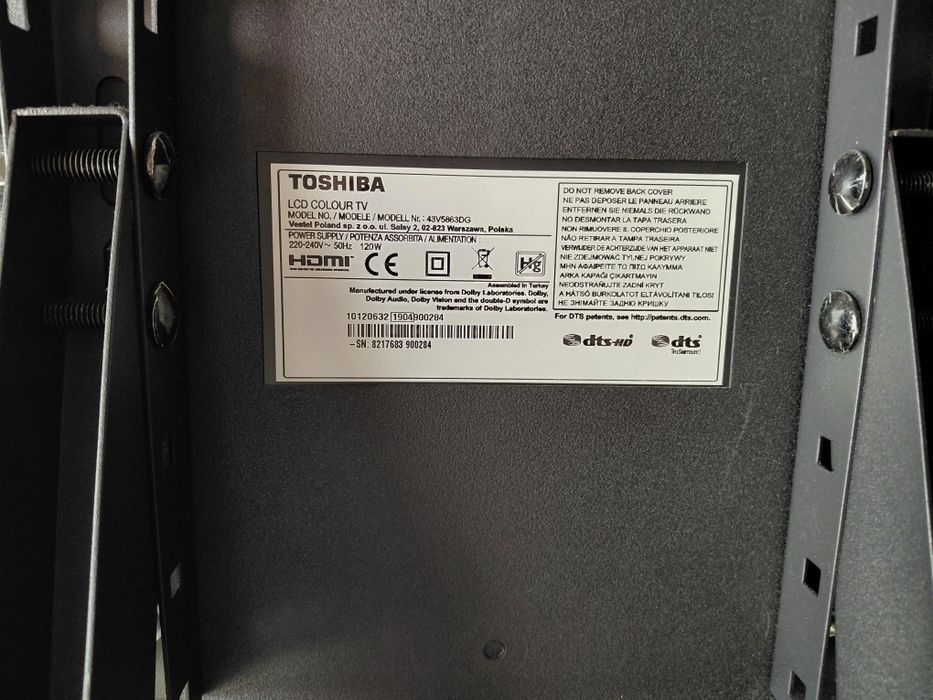 TV  Toshiba muito bem estimada