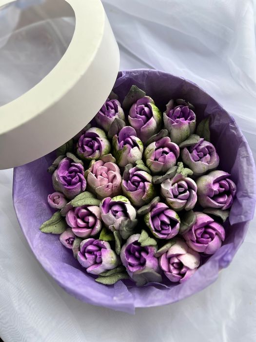 Зефирный букет, зефір, домашній зефір, подарунок, коробочка, зефир