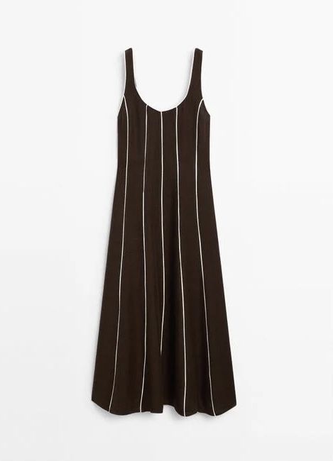Лляна сукня Massimo Dutti