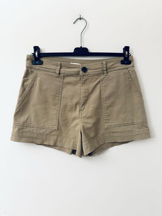 Szorty cargo damskie H&M rozm. 44 piaskowe bawełna