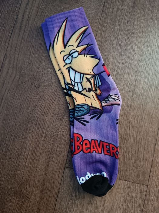 Прикольні шкарпетки Angry Beavers / мультяшний принт