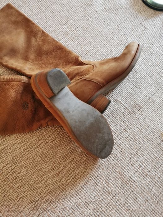 Botas em camurça verdadeira Marca Shabbies Amsterdam - Muito cool !
