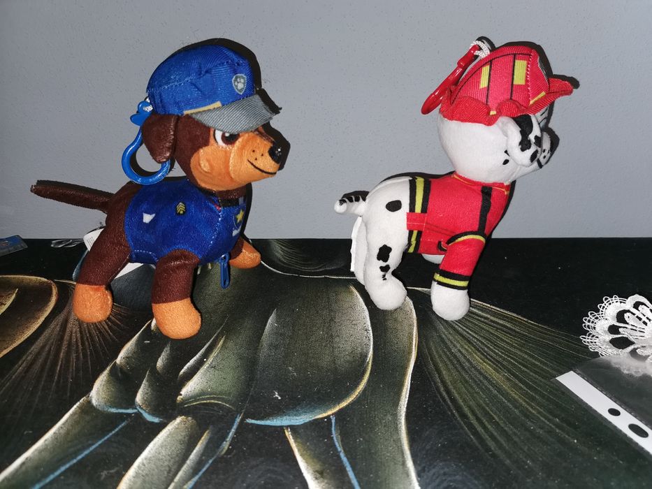 Bryloczki psi patrol,. Maskotki psi patrol