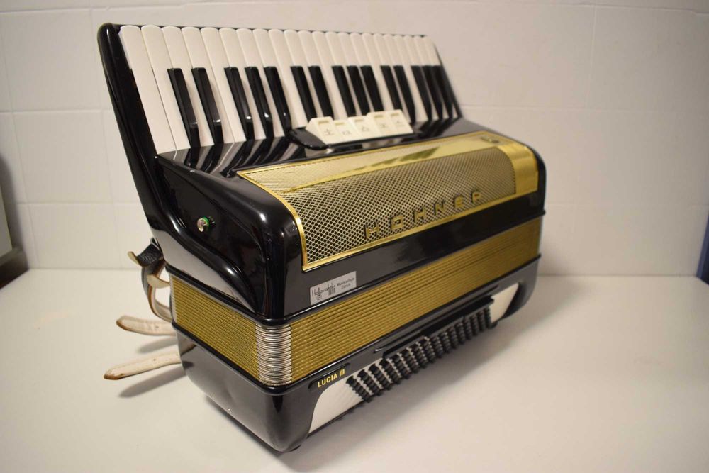 Hohner Lucia III Accordion, 3 Voices, 96 Basses, No. 2364176738430467122