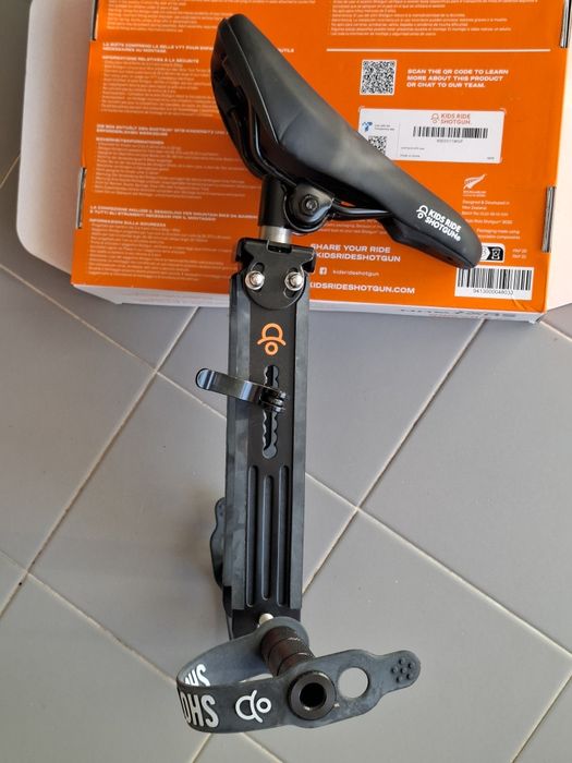 Acento criança bicicleta Shotgun