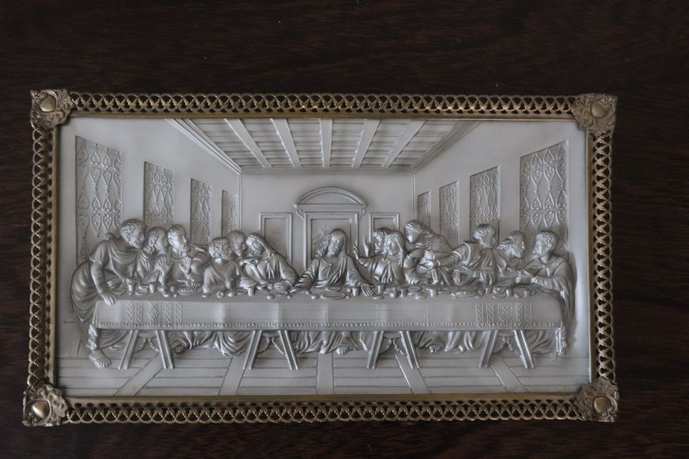 The Last Supper Painting (Tin)
