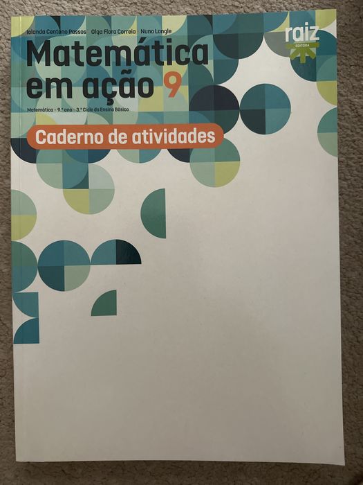 Caderno atividades MATEMATICA EM AÇÃO 9.ºano