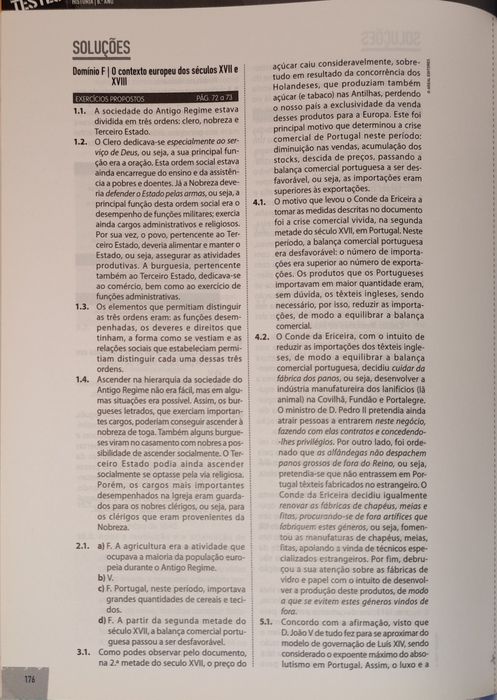 Preparar os testes 8o ano História