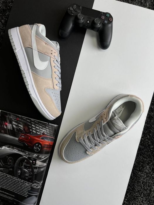 SALE! Кросівки Nike SB Dunk Low Beige Grey White | 41 42 43 44 45
