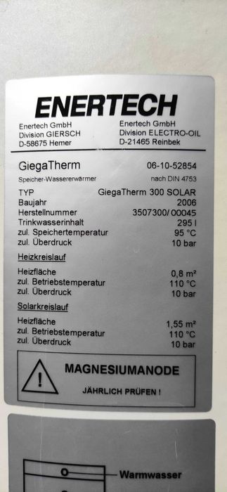 Bojler VIESSMANN 300 L 2 x wężownica SOLAR ocieplony