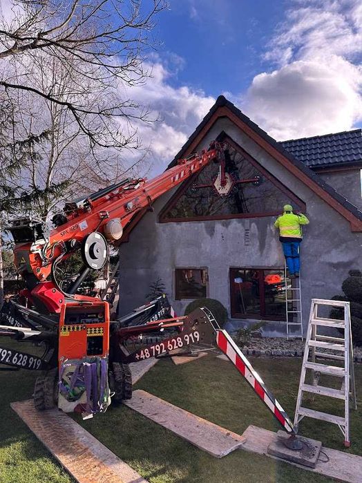 Wynajem Mini Żuraw Dźwig Pająk Jekko, Lubań