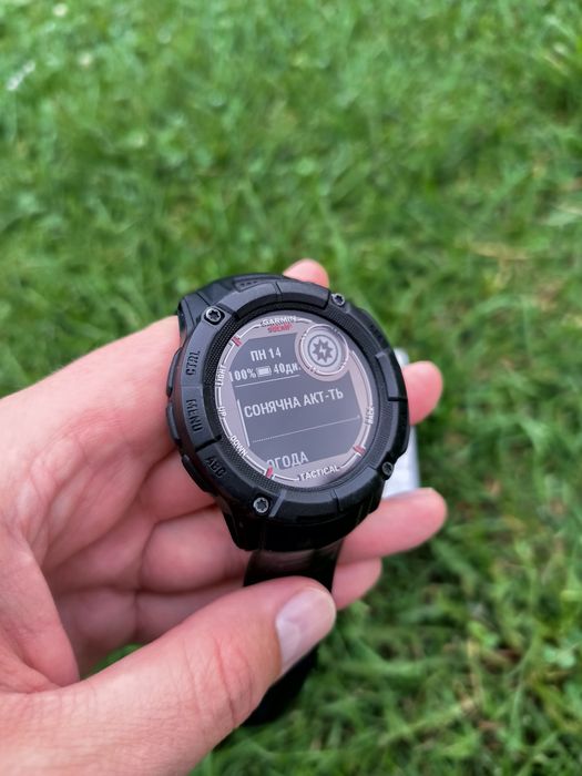 Топовий! Garmin Instinct 2X Tactical Solar 50mm