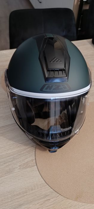 Kask NZI Combi2 Duo Graphics Visor Flydeck matowy zielony 64cm