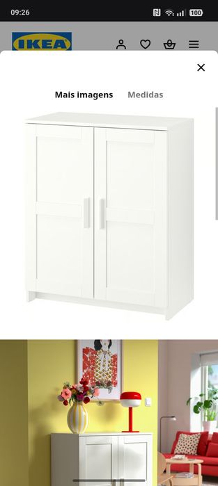 Armário IKEA BRIMNES branco