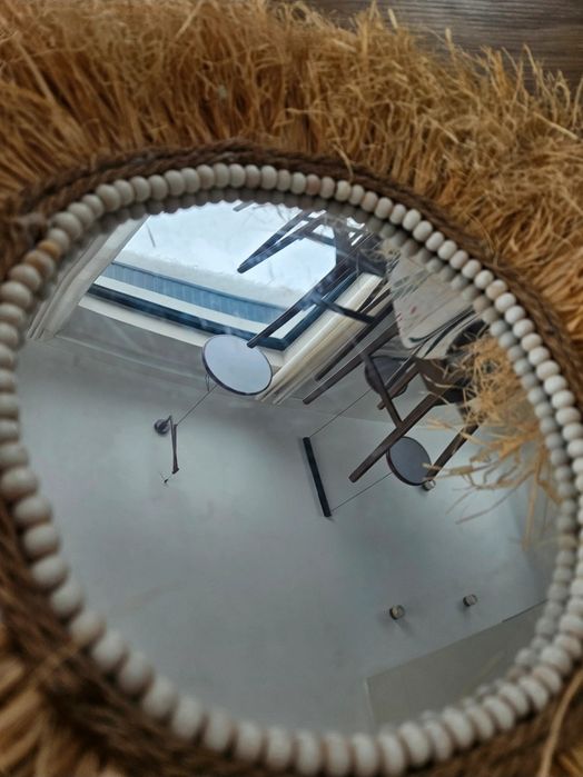Duże  lustro boho