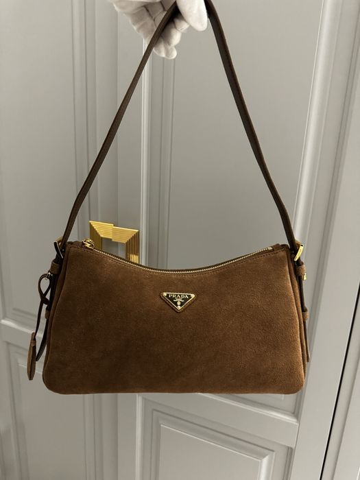Torebka Prada Brown Suede