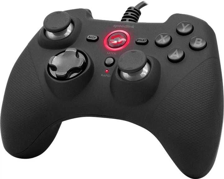 Дротовий геймпад SPEEDLINK RAIT PC/PS3/Switch Black (SL-650010-BK)